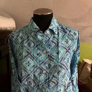 Tommy Bahama Cover Up or shirt dress Small